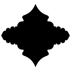Islamic Label Emblem Shape Glyph Pictogram symbol visual illustration