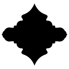 Islamic Label Emblem Shape Glyph Pictogram symbol visual illustration