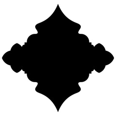 Islamic Label Emblem Shape Glyph Pictogram symbol visual illustration