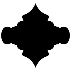 Islamic Label Emblem Shape Glyph Pictogram symbol visual illustration