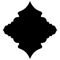 Islamic Label Emblem Shape Glyph Pictogram symbol visual illustration