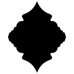 Islamic Label Emblem Shape Glyph Pictogram symbol visual illustration