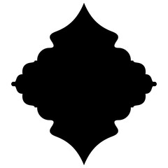 Islamic Label Emblem Shape Glyph Pictogram symbol visual illustration
