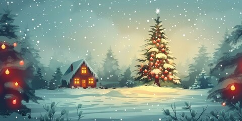 b'A Snowy Christmas Eve'