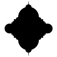 Islamic Label Emblem Shape Glyph Pictogram symbol visual illustration