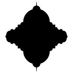 Islamic Label Emblem Shape Glyph Pictogram symbol visual illustration