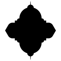 Islamic Label Emblem Shape Glyph Pictogram symbol visual illustration