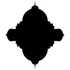 Islamic Label Emblem Shape Glyph Pictogram symbol visual illustration