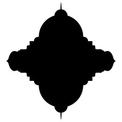 Islamic Label Emblem Shape Glyph Pictogram symbol visual illustration