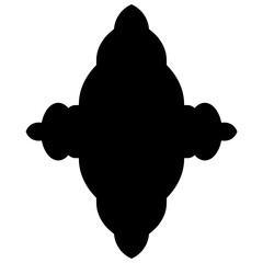 Islamic Label Emblem Shape Glyph Pictogram symbol visual illustration