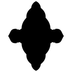 Islamic Label Emblem Shape Glyph Pictogram symbol visual illustration