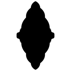 Islamic Label Emblem Shape Glyph Pictogram symbol visual illustration