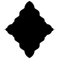Islamic Label Emblem Shape Glyph Pictogram symbol visual illustration