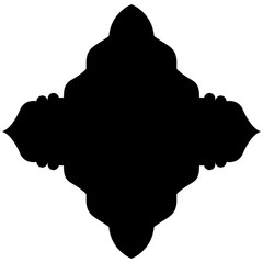 Islamic Label Emblem Shape Glyph Pictogram symbol visual illustration