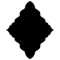 Islamic Label Emblem Shape Glyph Pictogram symbol visual illustration