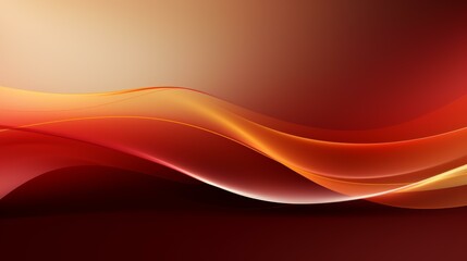 Abstract red and orange wavy background