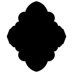 Islamic Label Emblem Shape Glyph Pictogram symbol visual illustration