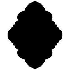 Islamic Label Emblem Shape Glyph Pictogram symbol visual illustration
