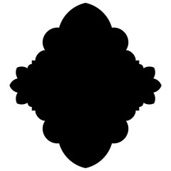 Islamic Label Emblem Shape Glyph Pictogram symbol visual illustration