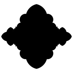 Islamic Label Emblem Shape Glyph Pictogram symbol visual illustration