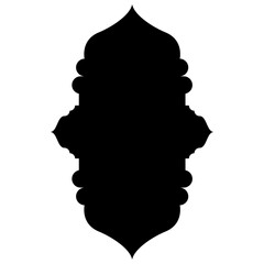 Islamic Label Emblem Shape Glyph Pictogram symbol visual illustration