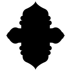 Islamic Label Emblem Shape Glyph Pictogram symbol visual illustration