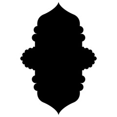 Islamic Label Emblem Shape Glyph Pictogram symbol visual illustration