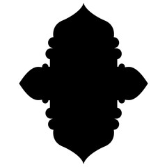 Islamic Label Emblem Shape Glyph Pictogram symbol visual illustration