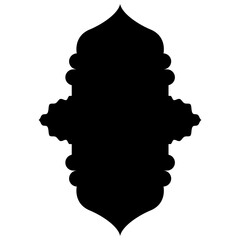 Islamic Label Emblem Shape Glyph Pictogram symbol visual illustration