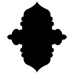 Islamic Label Emblem Shape Glyph Pictogram symbol visual illustration