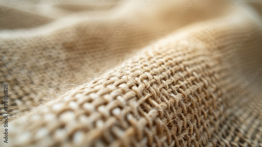 Aufkleber a close up of a piece of fabric with a lot of texture. the fabric is a light brown color and he is m