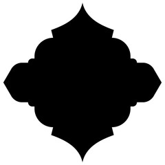 Islamic Label Emblem Shape Glyph Pictogram symbol visual illustration