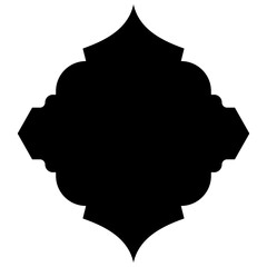 Islamic Label Emblem Shape Glyph Pictogram symbol visual illustration