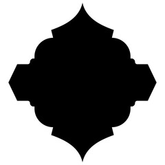 Islamic Label Emblem Shape Glyph Pictogram symbol visual illustration