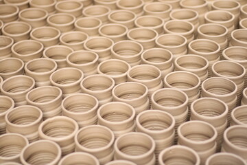 A skilled potter crafting a bowl in a pottery workshop or studio