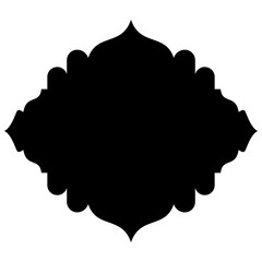 Islamic Label Emblem Shape Glyph Pictogram symbol visual illustration