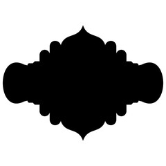 Islamic Label Emblem Shape Glyph Pictogram symbol visual illustration