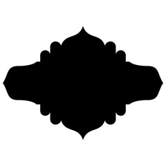 Islamic Label Emblem Shape Glyph Pictogram symbol visual illustration