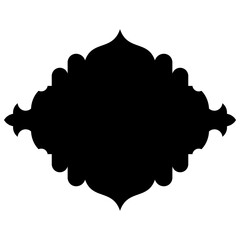 Islamic Label Emblem Shape Glyph Pictogram symbol visual illustration