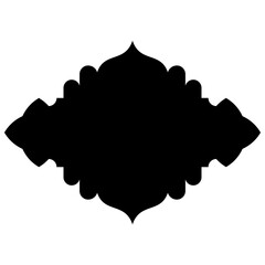 Islamic Label Emblem Shape Glyph Pictogram symbol visual illustration