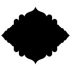 Islamic Label Emblem Shape Glyph Pictogram symbol visual illustration