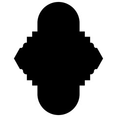 Islamic Label Emblem Shape Glyph Pictogram symbol visual illustration