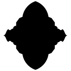Elegant Visual Illustrations: Iconic Label Emblem Shapes in Turkish, Iranian, Arabic Styles for Eid Banners Label Emblem Shape Glyph Pictogram symbol visual illustration