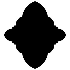 Islamic Label Emblem Shape Glyph Pictogram symbol visual illustration