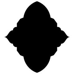 Islamic Label Emblem Shape Glyph Pictogram symbol visual illustration