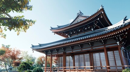 Fototapeta premium Old Style Tample Exterior ,Hindu Tample, Prayer hall
