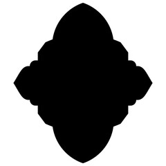 Islamic Label Emblem Shape Glyph Pictogram symbol visual illustration