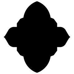 Islamic Label Emblem Shape Glyph Pictogram symbol visual illustration