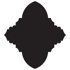 Islamic Label Emblem Shape Glyph Pictogram symbol visual illustration