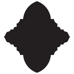 Islamic Label Emblem Shape Glyph Pictogram symbol visual illustration